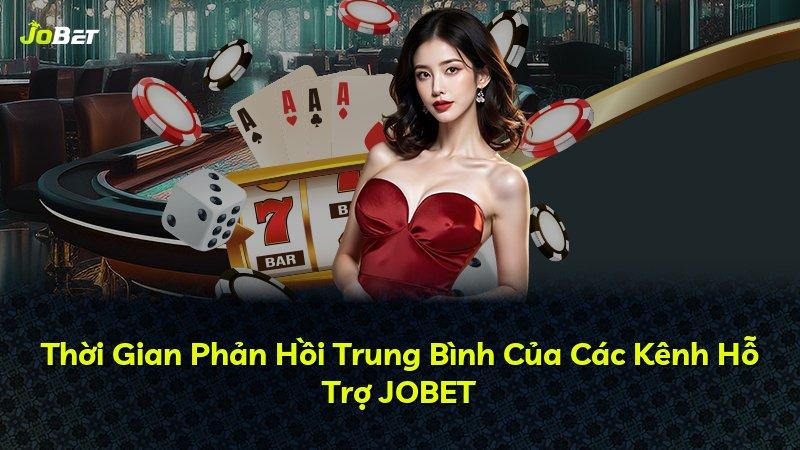 Thời Gian Phản Hồi Trung Bình Của Các Kênh Hỗ Trợ JOBET